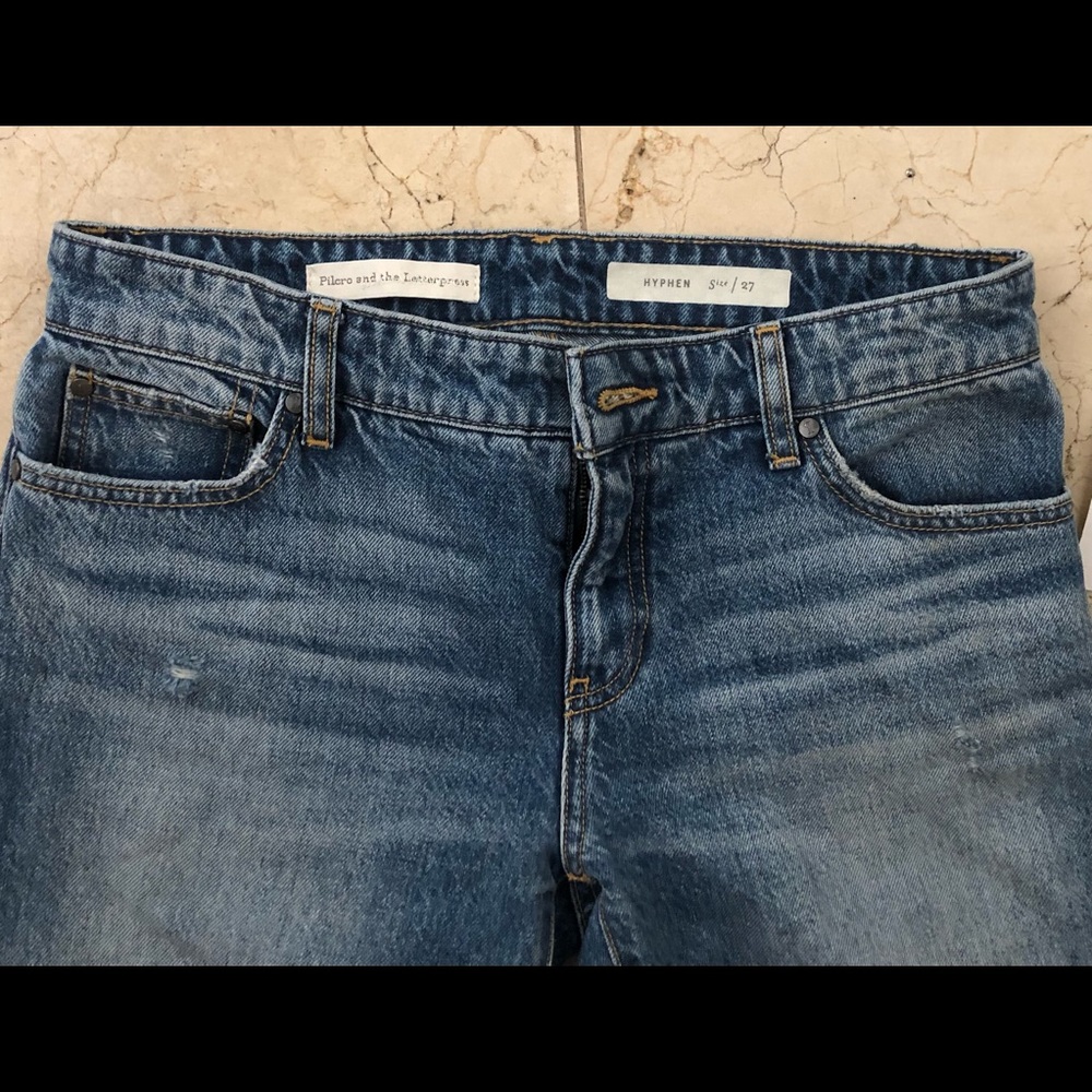 Anthropologie PILCRO and the Letterpress fringe hem jeans - Picture 5 of 10